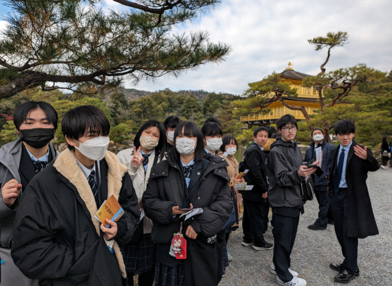 修学旅行３日目（金閣寺）