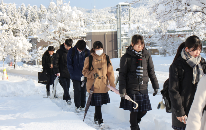 大雪の朝